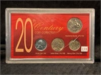The 20th century coin collection set
