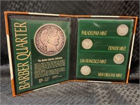 Barber Quarter mint mark collection