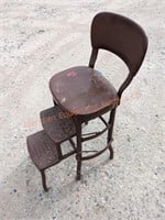 Vintage Chair w/ Steps