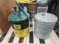 5 Gallon Oil Cans w/ Pump