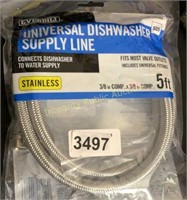 Universal Dishwasher Supply Line 5'