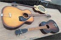 3- Acoustic Guitars