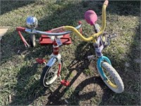 Radio Flyer Trike, needs wheel & Kids Bike