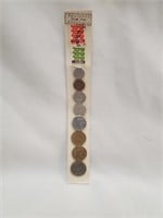 Israeli Souvenir 8 Coin Set