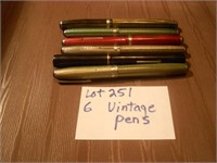 (6) Vintage Pens