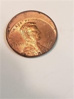 USA 1Cent Error Off Center1999,CB9M6