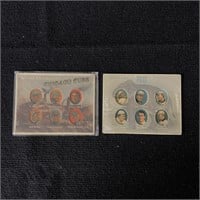 1908 Cubs, and 1911 Phillies Die Cuts