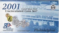 USA Proof Set Of 10 Coins 2001 Philadelphia.Z4X6