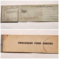 WW2 Ration Check for Processed Foods Sale.19W2V13