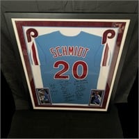 Phillies 80 WS Champs Team Signed Jersey w/COA