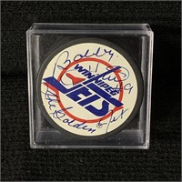 Bobby Hull Signed Hockey Puck JSA COA