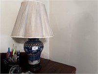 BLUE CERAMIC LAMP