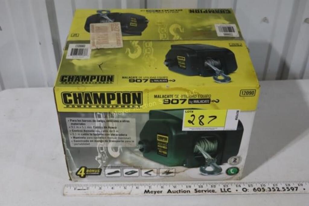 Champion utility winch 2000 lb NIB