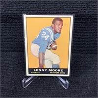 1961 Topps Lenny Moore Football Card
