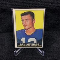 1961 Topps Don Maynard Football Card
