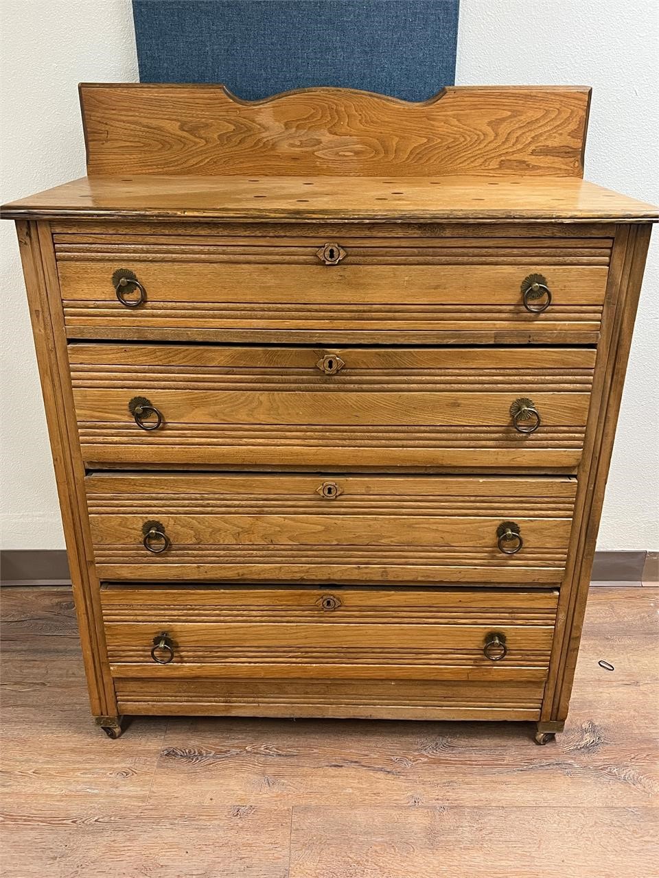 Beautiful wooden vintage dresser