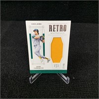 2019 Panini Jose Canseco Jersey Card