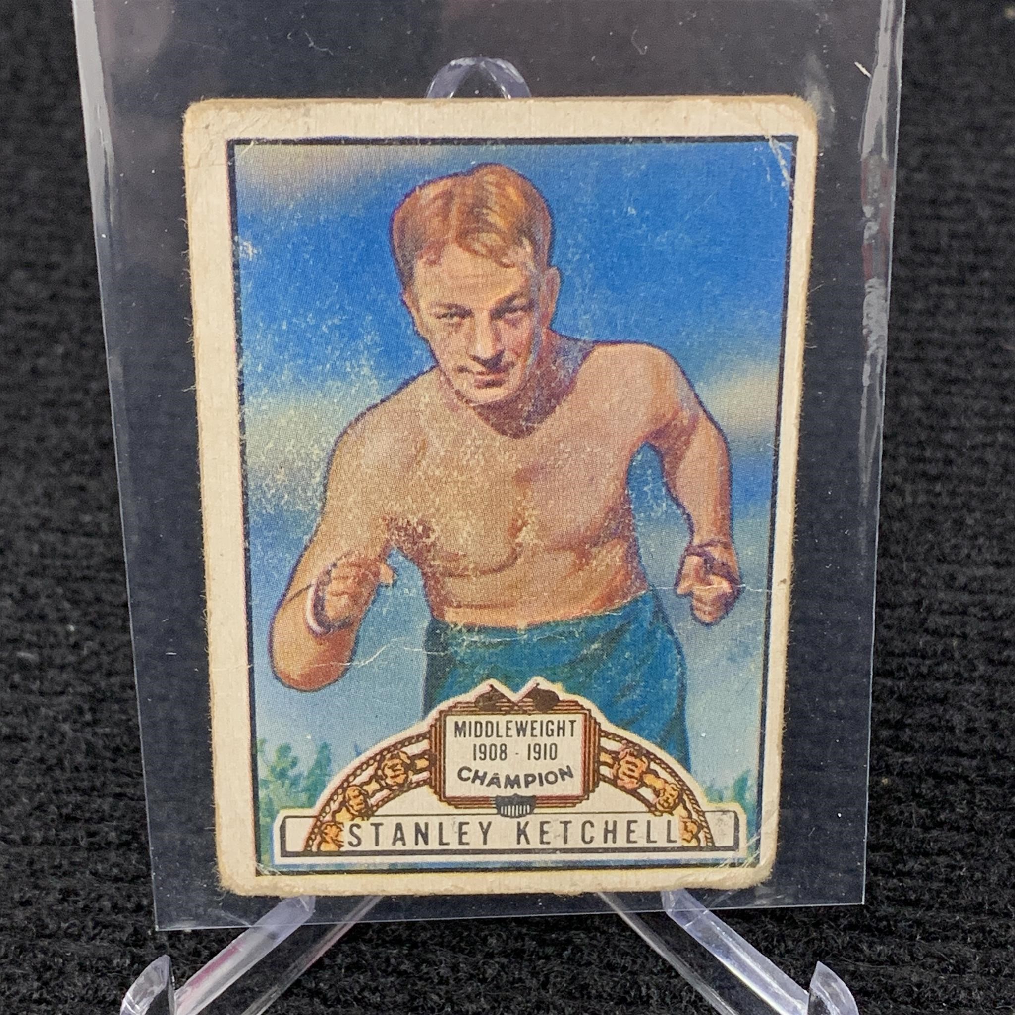 1951 Topps Stanley Ketchel Boxing Card