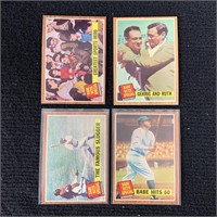1962 Topps Babe Ruth Cards