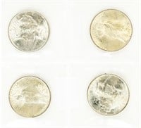 Coin (4) 1923-P Peace Dollars-Gem Unc.