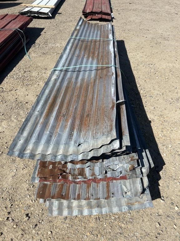 12ft Galvanized barn tin (approx 108 sheets)