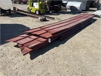 50 sheets Morton building red used steel 14ft a