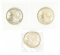 Coin 3-1921-P Morgan Silver Dollars-Ch-Sup Gem U