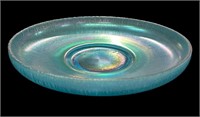 11 “ Blue Stretch Glass Bowl