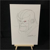 Joe Rubenstein Signed Thanos Sketch