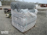 Pallet of Assorted Chain Link Fence Rolls