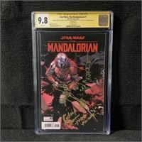 CGC 9.8 SS Mandalorian 1 Sig/Sketch Jeanty