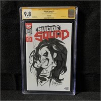 CGC 9.8 Suicide Squad 1 Sig/Sketch Andolfo