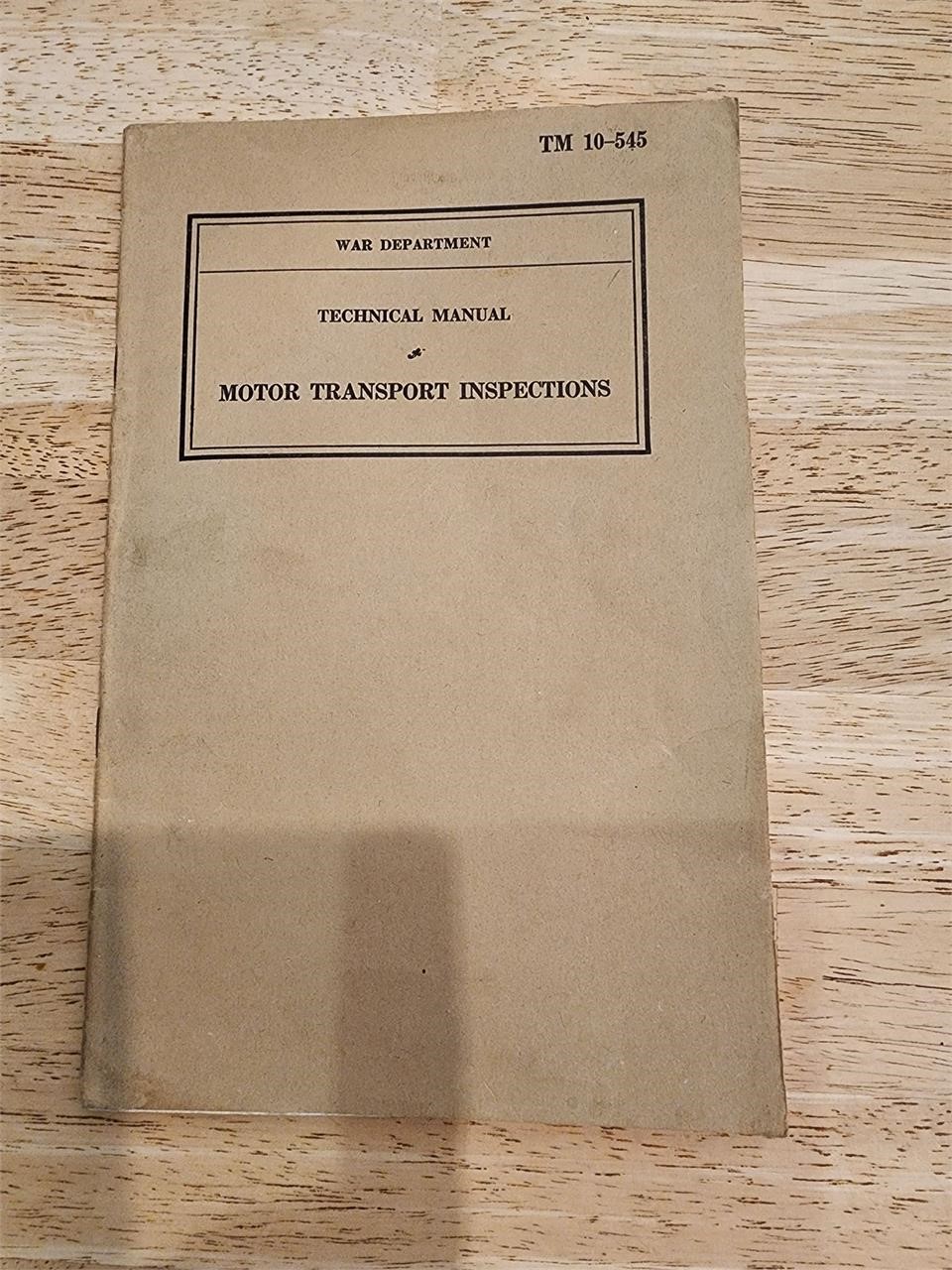 War Department Technical Manual TM-545
