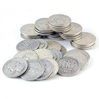 Lot of (20) Washington Quarters 90% Silver