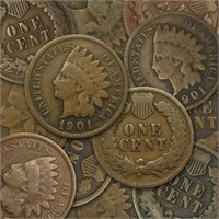 (10) Indian Head Cents Random Dates and Grades