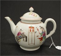 Antique Dr Wall Worcester teapot C:1770