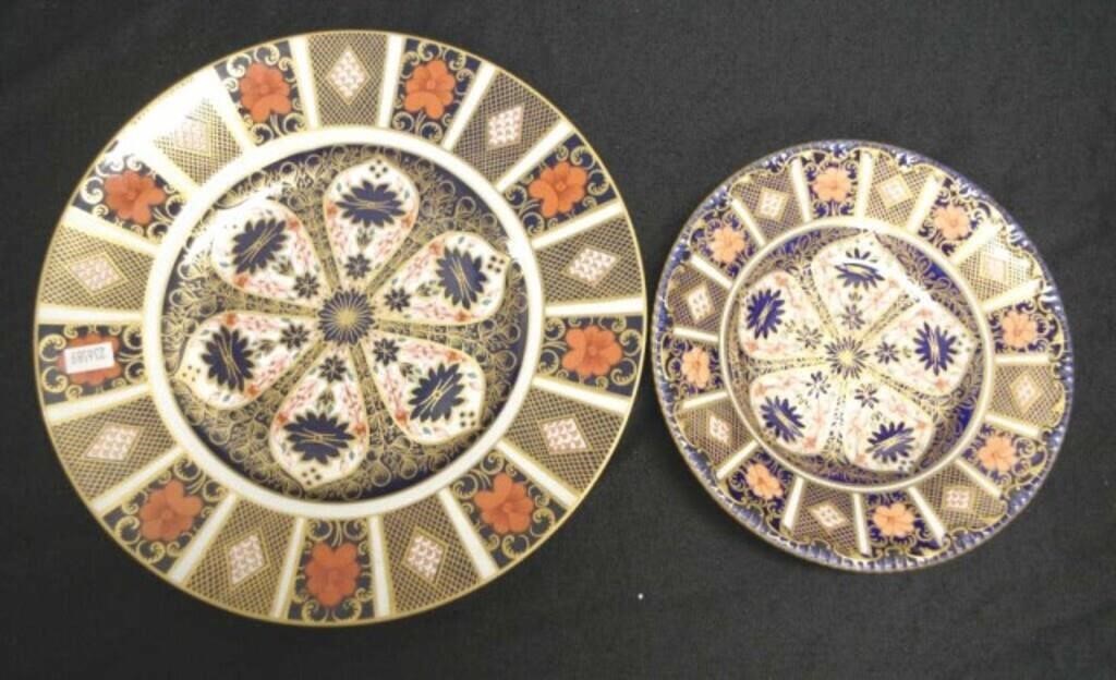 Two various Royal  Crown Derby 'Imari' plates