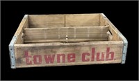 Twine Club Wood Crate Drink Carrier