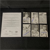 Group of signed HOF Baseball Players