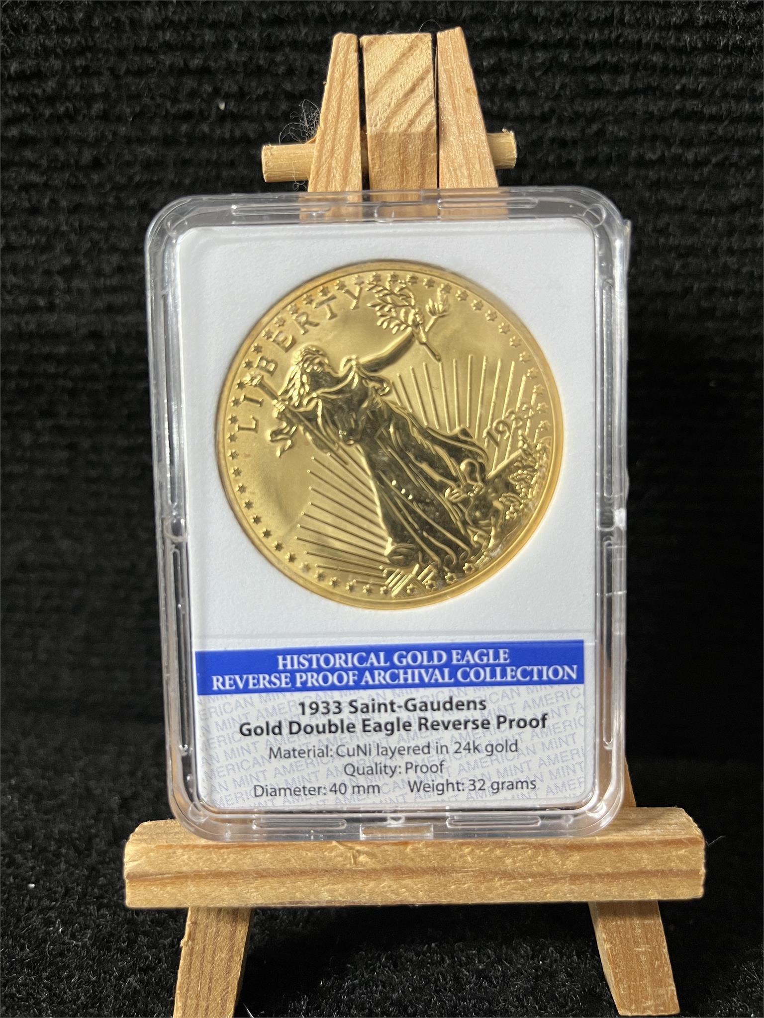 1933 Saint- Gaudens Gold Double Eagle Coin