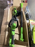 Earthwise 3PC Corded Yard Tools Set (Works)