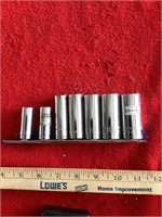 Pittsburgh 7PC Standard 1/2 Inch Deep Well S