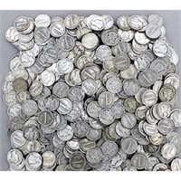 325 Mercury Dimes - 90% Silver Lot