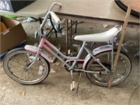 Vintage Huffy 20 Inch Pink Bike