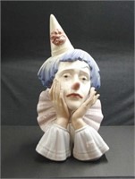 Large Lladro figure of a clown.