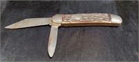 Made in USA 2 Blade Colonial Pocketknife.