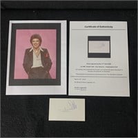 Frankie Valli Autograph Card