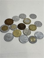 Small lot of Vintage Foreign monies coins