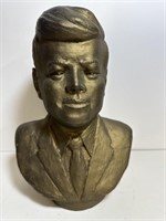 1960’s Heavy chalkware JKF John F Kennedy bust