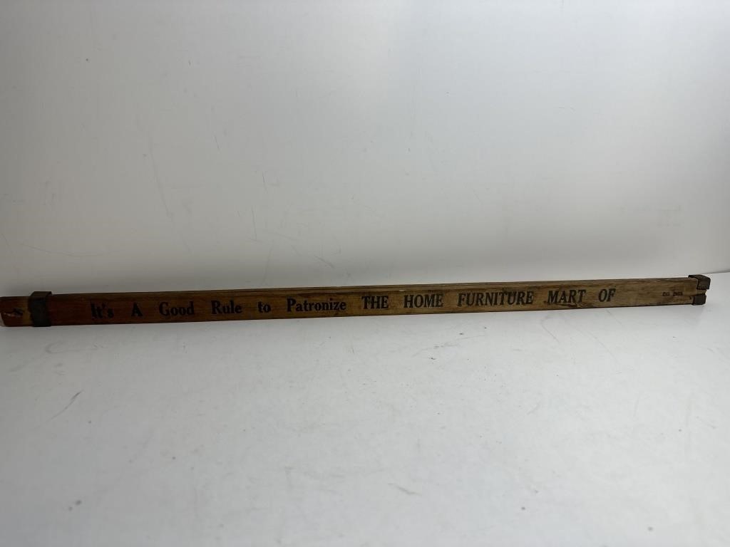 Early 1900’s advertising measuring stick Warsaw IN